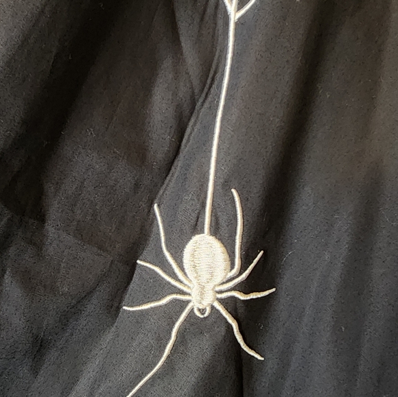 Hell Bunny Miss Muffet Black Spider Web Skirt - Picture 6 of 11